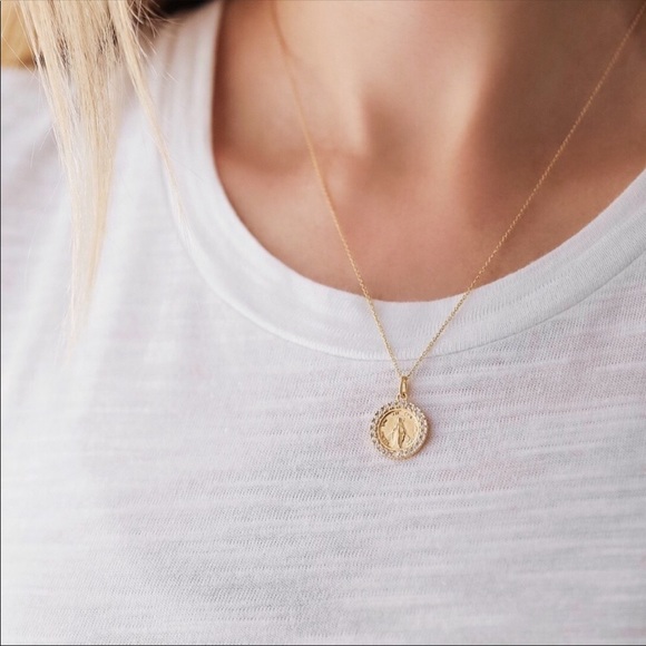Virgin Mary Coin Necklace Hotsell, 51 